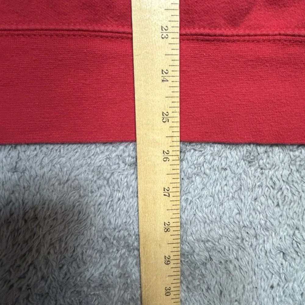 The North Face Hoodie Mens S Red Pullover Sweatshirt Half Dome Activewear A3VHC